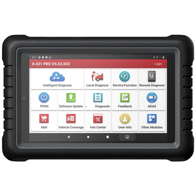 Scanner diagnostique du POUR V du lancement X431 de Tablette de système du scanner OBD2 d'Automotriz plein