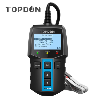 Machine diagnostique de batterie de TOPDON 12V d'appareil de contrôle d'essai automatique portatif de batterie