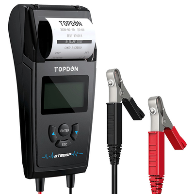 Appareil de contrôle portatif de batterie de camion de voiture de l'appareil de contrôle 12V 24V de la batterie Btp500 avec l'imprimante